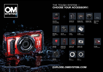 Olympus OM-System TG-7 Black - Tough Camera Underwater