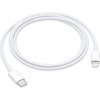 Apple Καλώδιο data / φόρτισης USB-C σε Lightning Λευκό 1m (MX0K2ZM/A)