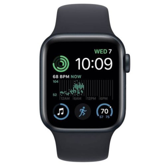 Apple Watch SE GPS 40mm Midnight Aluminium Case with Midnight Sport Band - Regular