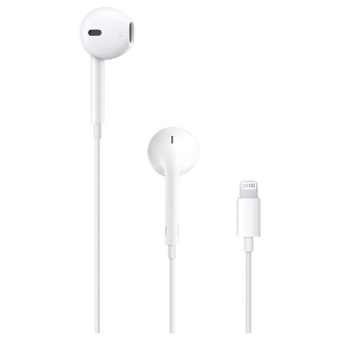 Apple EarPods Handsfree με Βύσμα Lightning Λευκό (ΜΜΤΝ2ΖΜ/Α)