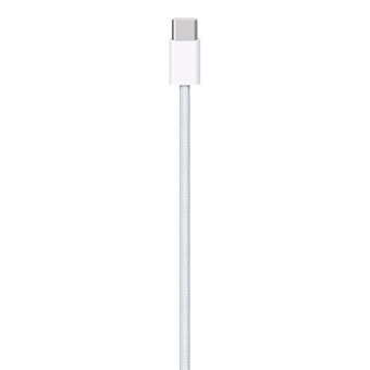 Apple Καλώδιο data / φόρτισης Braided USB C σε USB C Λευκό 1m (MQKJ3ZM/A)