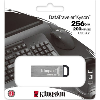 KINGSTON USB Stick Data Traveler Kyson USB 3.2, Silver (DTKN/256GB)