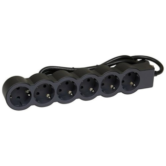 Legrand SurgeArrest 6 Outlets 1.5m Cable Black/Grey (694558)