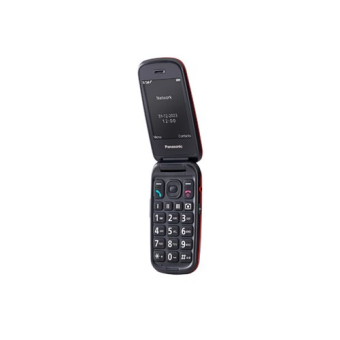 Panasonic KX-TU550 4G Single Sim Κόκκινο (KX-TU550EXR)