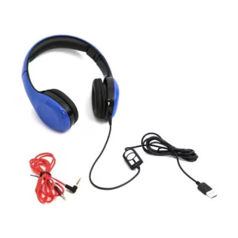 Platinet Freestyle FH4920 Omega Over Ear Headphones USB/3.5mm Blue