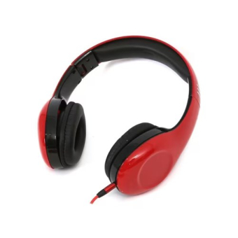 Platinet Freestyle FH4920 Omega Over Ear Headphones USB/3.5mm Red