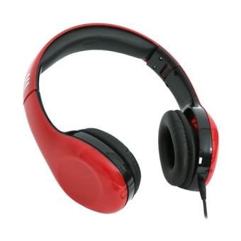 Platinet Freestyle FH4920 Omega Over Ear Headphones USB/3.5mm Red