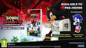 Sonic X Shadow Generations Switch (Journal & Retro DLC Skin)