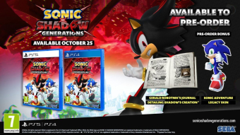 Sonic X Shadow Generations PS5 (Journal & Retro DLC Skin)