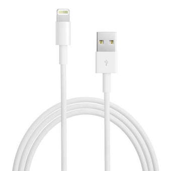 Apple Καλώδιο data / φόρτισης USB-A σε Lightning Λευκό 1m (MXLY2ZM/A)