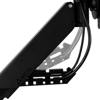 ARCTIC X1-3D - Single Monitor arm with complete 3D movement in black colour